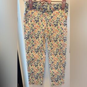 Janie and Jack Multicolor Floral Ajustsble Trousers NWOT Size 8